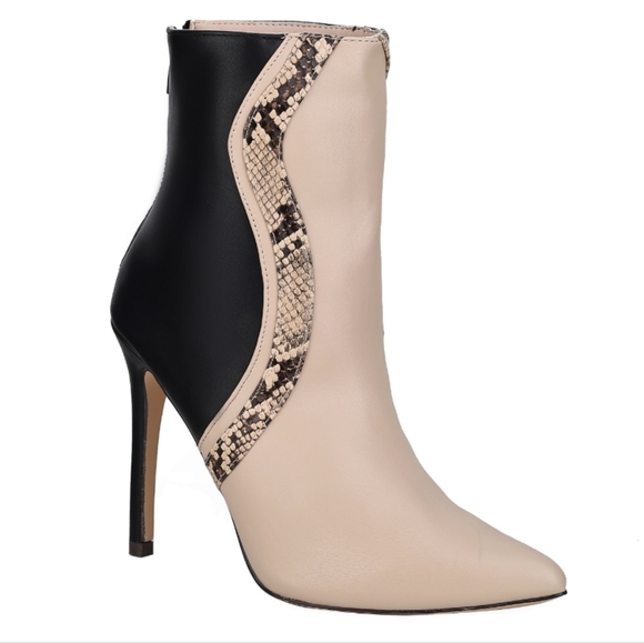 Mia K Celeste Ankle Boots Snake Skin Size 7-9 - Picture 1 of 7